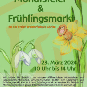 Öffentliche Monatsfeier & Frühlingsmarkt