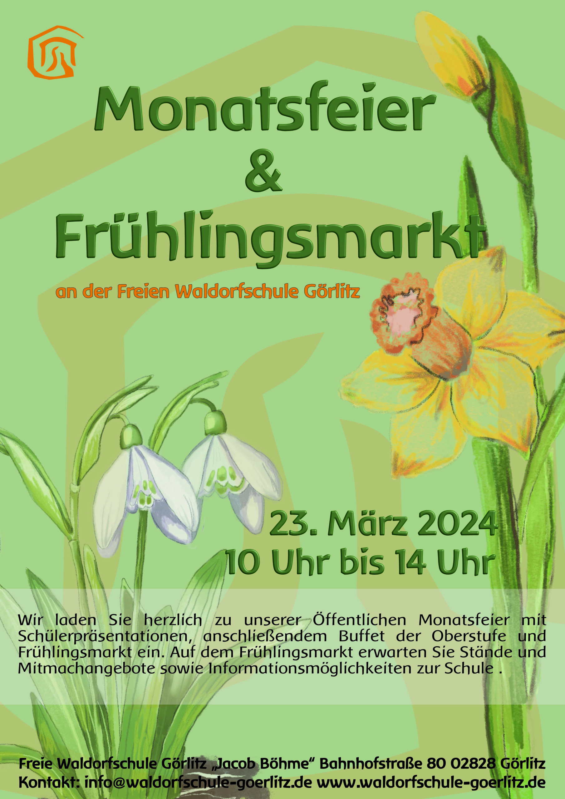 Öffentliche Monatsfeier & Frühlingsmarkt