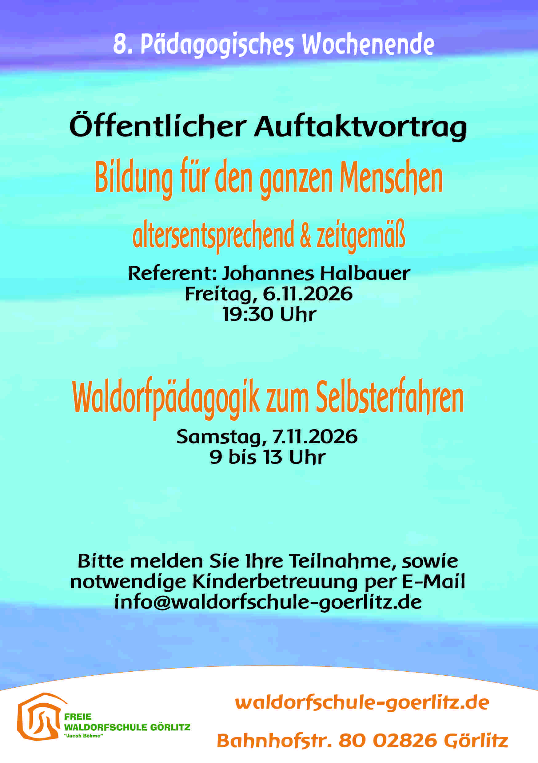 8. Pädagogisches Wochenende