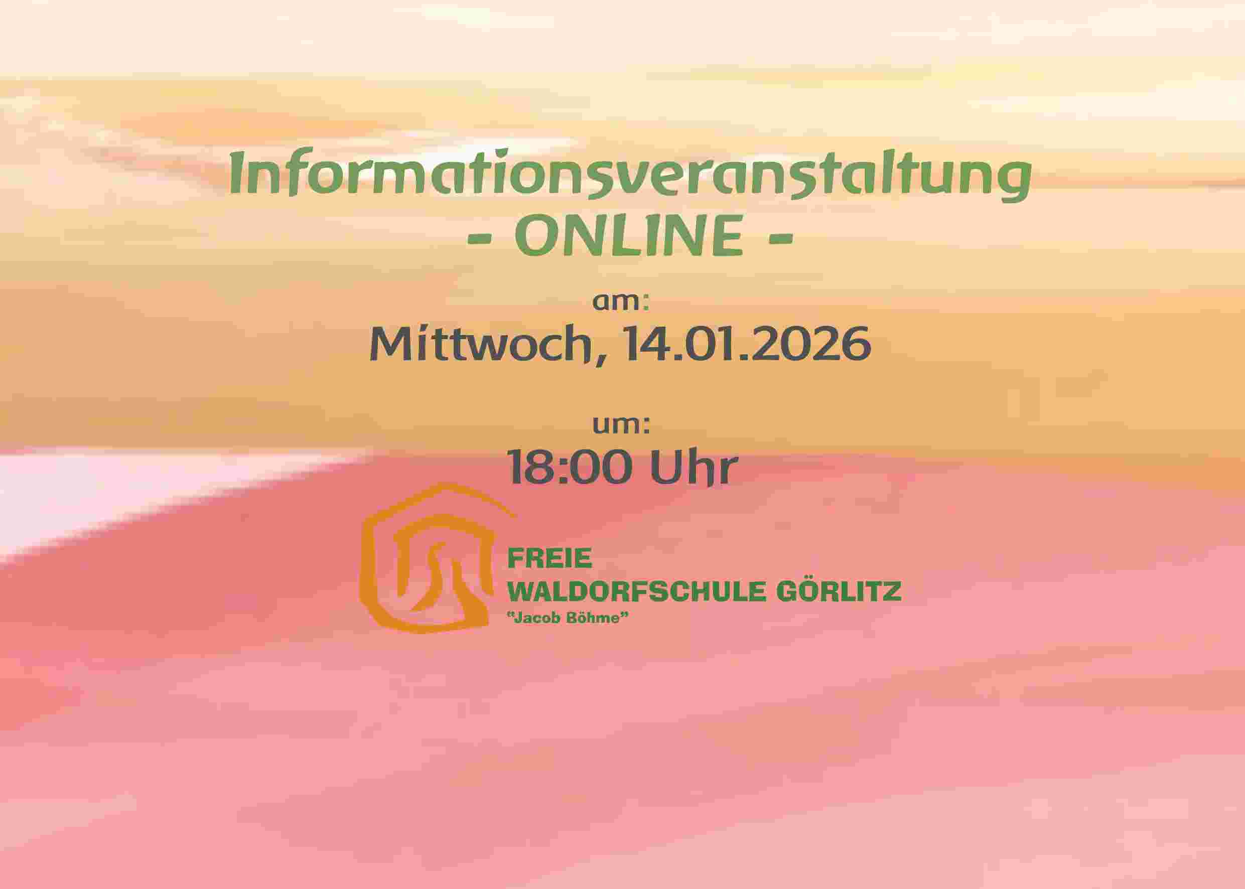 Infoabend ONLINE